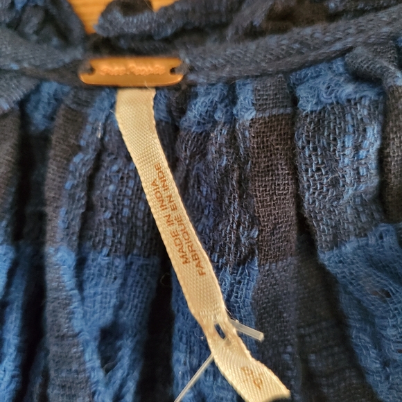 Free People Plaid Oversized Blouse - Picture 11 of 13